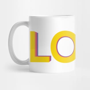 LOST (text) Mug